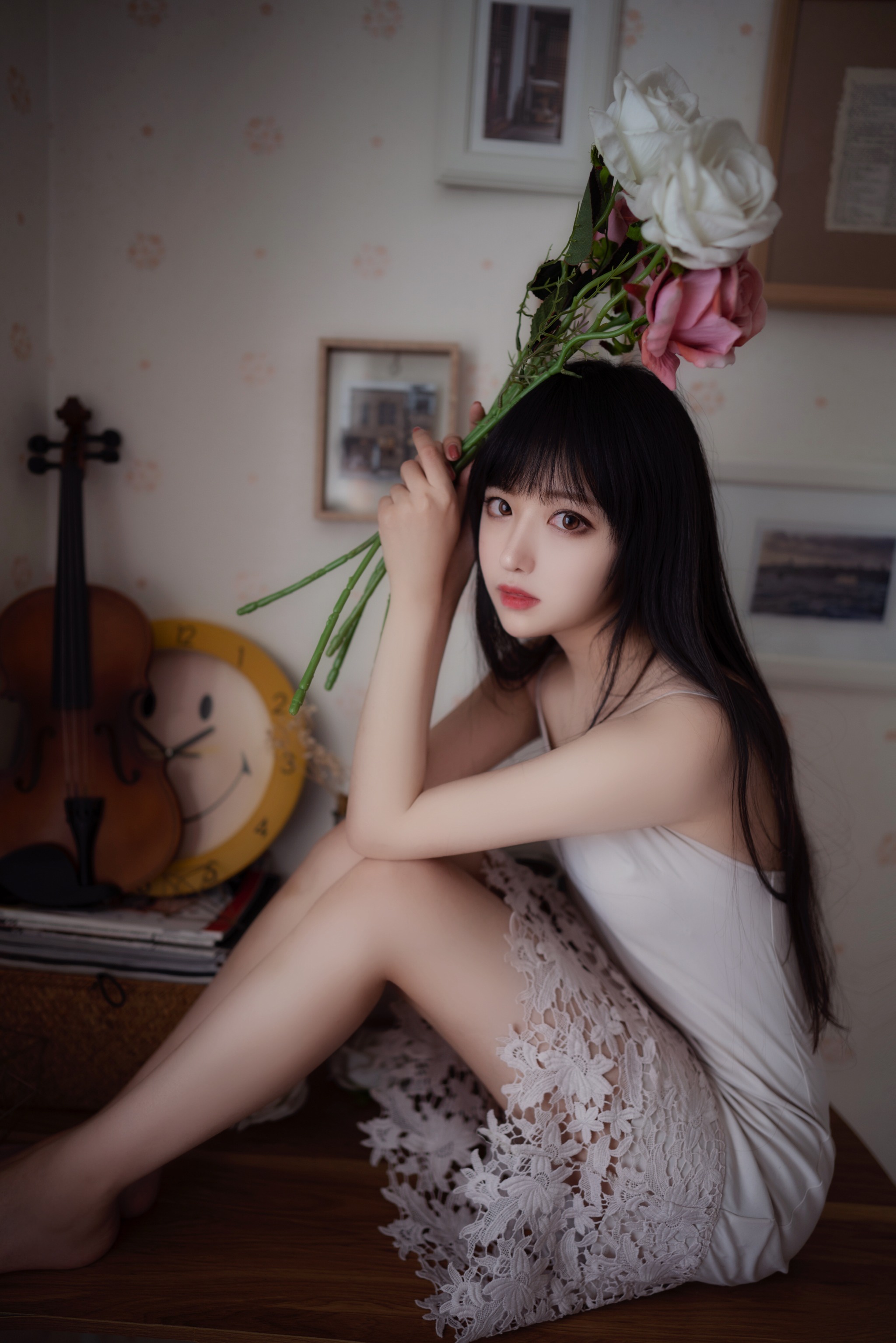 图片[1]-Shika小鹿鹿 – NO.088 长发姑娘 [21P]-XikXak